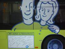 Der Wagen 27 bei der Vorstellung auf den Rathausplatz.Hier haben alle aus den Rathaus Unterschrieben.Aufgenommen am 11.11.09 auf den Rathausplatz w�hrend der Vorstellung des Fahrzeuges.