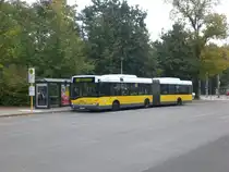 Solaris Urbino auf der Linie X69 nach S-Bahnhof Kpenick an der Haltestelle Krankenhaus Kpenick/Sdseite.