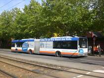 Solaris Urbino auf der Linie 259 nach S-Bahnhof Buch an der Haltestelle Wei�ensee Gonoudstra�e.