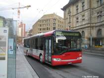 Solaris 293 verl�sst am 12.11.09 den HB von Winterthur, f�r die ca. 40 min�tige Fahrt auf der Linie 660 nach Bassersdorf �ber Br�tten und N�rensdorf.