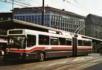 VBSG St. Gallen Nr. 162 NAW/Hess Gelenktrolleybus am 23. September 2009 St. Gallen, Bahnhof