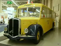 sussie traffic Bern 2009 - Ausstellungstck Berna Nr.8  SO 128821 ex Linienbus der BBGO .. Bild vom 13.11.2009