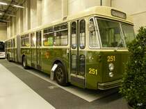 sussie traffic Bern 2009 - Ausstellungst�ck ein FBW Linienbus Nr.251 ex SVB/ Bern mobil . Bus Heute im Privatbestiz vom Tramverein Bern .. Bild vom 13.11.2009