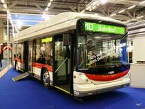 sussie traffic Bern 2009 - Ausstellungst�ck ein Hess-Swisstrolley BGT-N2C Nr.189 aus St.Gallen .. Bild vom 13.11.2009