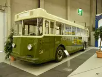 sussie traffic Bern 2009 - Ausstellungstck ein Saurer 4 H CT1D  Linienbus Nr.50 ex SVB/ Bern mobil . Bus Heute im Privatbestiz vom Tramverein Bern .. Bild vom 13.11.2009