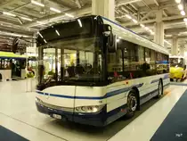 sussie traffic Bern 2009 - Ausstellungstck Solaris Urbino 8.6 Nr.136  ZG 88136 der Zugerland Verkehrsbetriebe .. Bild vom 13.11.2009