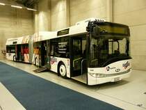 sussie traffic Bern 2009 - Ausstellungst�ck ein Solaris Urbino 18 Nr.466 AG 6407 der Regionalbus Lenzburg ( Eurobus ) .. Bild vom 13.11.2009