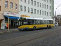 Solaris Urbino auf der Linie 256 nach Siedlung Wartenberg am S+U Bahnhof Lichtenberg/Siegfriedrstrae.