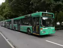 Mercedes Bus mit der Betriebsnummer 735 auf einer Extrafahrt. Die Aufnahme stammt vom 18.07.2009.