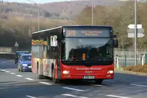 BVR 2201 (D BV 710) mit dem SB19 nach Heiligenhaus Rathaus am 20.11.2009
am S-Bf Essen Werden.