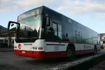 Zentralbahn/Dillier, Sarnen, Nr. 3 (OW10'006, Neoplan N4416�, 2002) am 18.11.2009 in Giswil (Bahnersatz Br�nig).