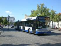 Solaris Urbino auf der Linie 639 nach Hauptbahnhof an der Haltestelle Luisenplatz-Sd/Park Sanssouci.