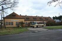 DAF-Leyland, am 24.11.2009 am PKP Bahnhof Gubin