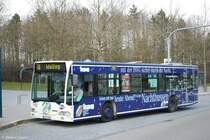 Dieser 2001er Citaro wirbt die den Verbund Unserer Stadt also der INVG.