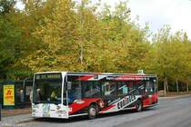 Ein Citaro Baujahr 2001 steht in Klinikum. Das waren die ersten Citaros fr Ingolstadt KVB.