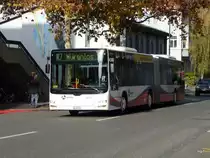 RVBW - MAN Lion`s City Bus Nr.158  AG 347051 unterwegs auf der Linie 7 in Baden am 20.11.2009