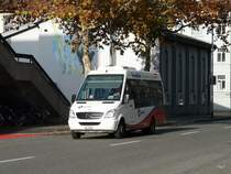 RVBW - Mercedes Kleinbus Nr.16 AG 15104 unterwegs auf der Linie 9 in Baden am 20.11.2009