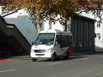 RVBW - Mercedes Kleinbus Nr.16 AG 15104 unterwegs auf der Linie 9 in Baden am 20.11.2009