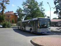 MAN Niederflurbus 2. Generation auf der Linie 601 nach Potsdam Hauptbahnhof an der Haltestelle Stahnsdorf Waldschnke.