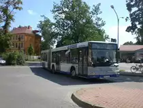 MAN Niederflurbus 2. Generation auf der Linie 601 nach Potsdam Hauptbahnhof an der Haltestelle Stahnsdorf Waldsch�nke.