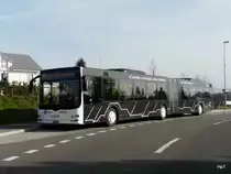 BD WM - MAN Lion`s City  AG 438015 unterwegs auf der Linie 444 bei der Haltestelle Oberwil-Lieli am 20.11.2009