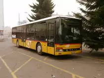 Postauto - Setra AG 428665 bei der Haltestelle vor der Post in Bremgarten/AG am 20.11.2009