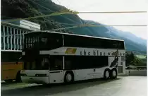 Aus dem Archiv: PTT Regie P 27'900 Neoplan am 6. Oktober 1998 Chur, Postautostation (mit Vollwerbung f�r  Swisscom )