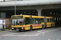 EVAG 3807 mit der Linie 166 nach Burgaltendorf Burgruine.
Aufgenommen am 24.11.2009 am HBF Essen.