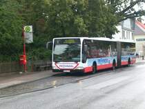 Mercedes-Benz O 530 I (Citaro) auf der Linie 5 nach Bahnhof Burgwedel an der Haltestelle Oldesloer Strae. 