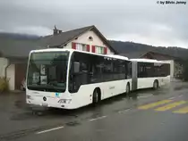 Schneider Nr. 8 (Mercedes CitaroII O530G) am 26.11.09 in Ricken, Post. Der Kurs, der um 11.49 von Eschenbach nach Wattwil f�hrt, f�hrt an mind. 3 Schulh�usern vorbei, somit ist ein Gelenkbus um diese Gerechtfertigt, den der Bus war �bervoll. Doch sp�t. in St.Gallenkappel steigen die meisten Fahrg�ste aus, und auf dem Ricken hatte es mit mir noch 2 Fahrg�ste im Bus.