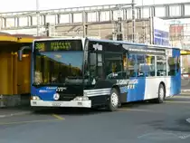 Regionalbus Lenzburg - Mercedes Citaro Nr.453 AG 8217 bei den Bushaltestellen neben dem Bahnhof Lenzuburg am 20.11.2009