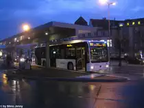 Schneider Nr. 11 (MB CitaroII O530) am 26.11.09 in Rapperswil. Der Wagen wurde erst vor wenigen Wochen in Betrieb genommen. Hier zu sehen ist er auf der Linie 999, wegen eines Programmmierfehlers wird jeweils die Nummer 622 eingeblendet.