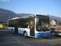 BSW Nr. 315 beim Bhf. Sargans am 27.11.09 in der Pause