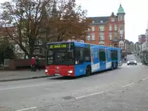 MAN Niederflurbus 2. Generation auf der Linie 40 nach Hauptbahnhof/ZOB an der Haltestelle Holstentorplatz.