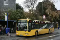 Mesenhohl E AM 811 mit Mesenhohl Eigenwerbung.
Aufgenommen an der Haltestelle Werden Markt mit der Linie 180 nach Burgaltendorf Burgruine am 25.11.2009.