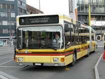 STI - MAN Nr.73 BE 387073 unterwegs auf der Linie 5 bei den Bushaltestellen vor dem Bahnhof Thun am 21.11.2009