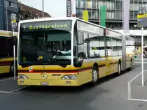 STI - Mercedes Citaro Nr.85  BE 543385 unterwegs auf der Linie 1 bei den Bushaltestellen vor dem Bahnhof Thun am 21.11.2009