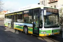 Ein Citaro der  B�rde Bus  wartete am 23.11.2009 am Haldensleber ZOB auf neue Aufgaben.