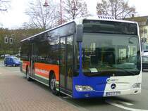 Der Wagen 277 der NVG steht am 2.12.09 abgestellt in der Lindenallee in Neunkirchen