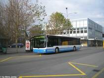 BSW Nr. 344 (MAN A20 Lion's City) am 27.11.09 in Buchs SG, Bhf.