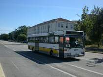 Mercedes-Benz O 405 (Hochflur-Stadtversion) auf der Linie 750 nach Luckenwalde am Hauptbahnhof.