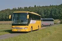 Ein Setra S 415 GT-HD BB-SR 415 der Fa. Stbler mit SSB-Reisen Stuttgart Lackierung