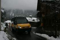 PU Wilhelm, Stels, GR 83'749 (Iveco 50C18, 2008) am 4.12.2009 unterwegs bei Fajauna. 