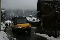 PU Wilhelm, Stels, GR 83'749 (Iveco 50C18, 2008) am 4.12.2009 unterwegs bei Fajauna. 