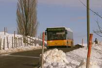 PU Engeloch, Riggisberg, Nr. 5 (BE 27'667, MAN NL353F/A26) am 3.12.2009 unterwegs bei Gambach.