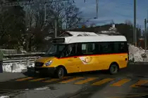 PU Heiniger, Riffenmatt, BE 688 (MB Sprinter City 35, 2007) am 3.12.2009 in Schwarzenburg. 