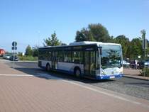 Mercedes-Benz O 530 I (Citaro) auf Betriebsfahrt am Bahnhof Nauen.