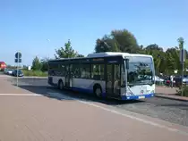 Mercedes-Benz O 530 I (Citaro) auf Betriebsfahrt am Bahnhof Nauen.