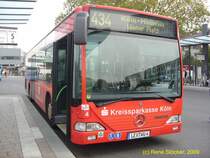 Mercedes O530 der KWS an Bergisch Gladbach S am 23.10.2009