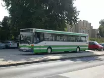 Mercedes-Benz O 407 auf der Linie 562 nach Ziesar am Brandenburg Hauptbahnhof.